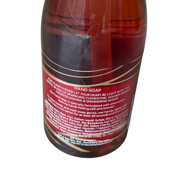 Bath & Body Works Be Joyful Hand Soap Holiday Christmas 9.5 oz - Picture 6 of 7